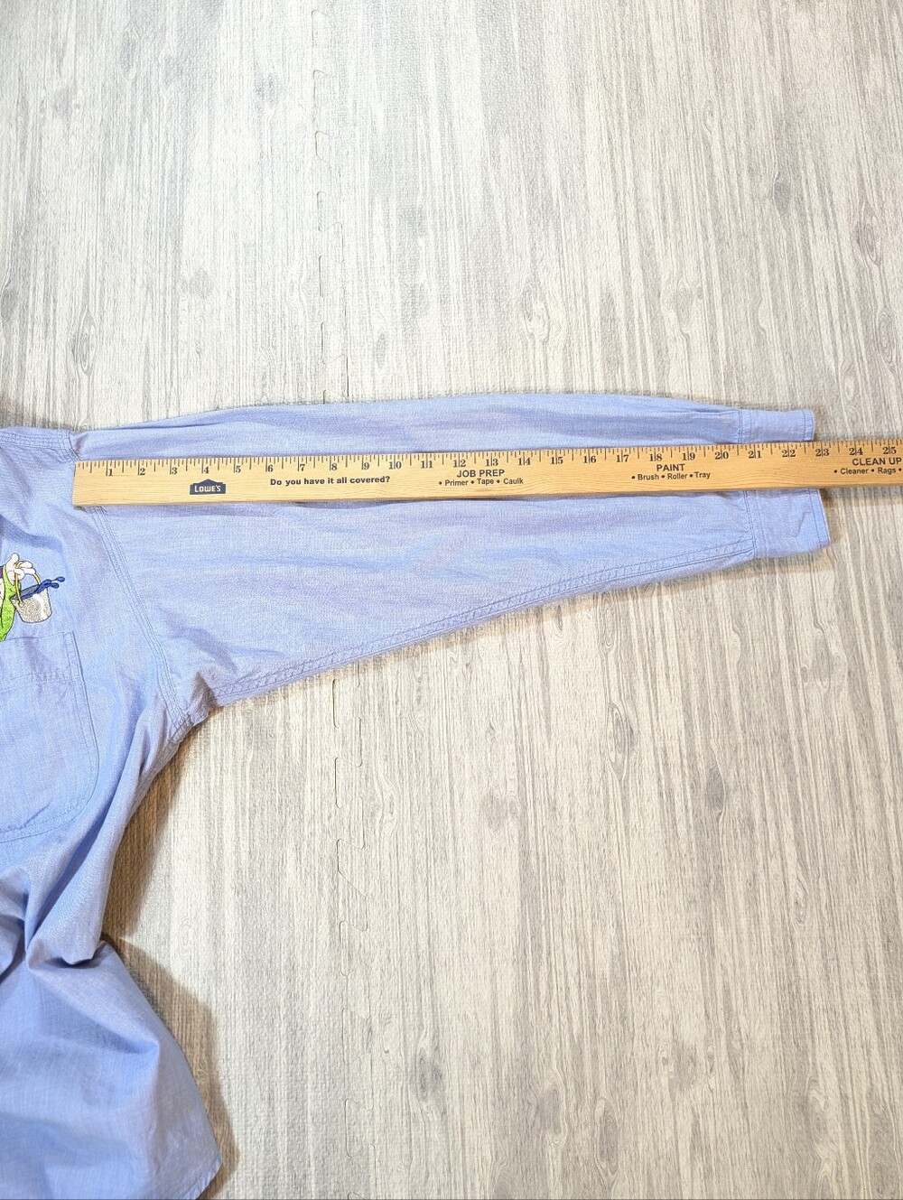 Vintage Disney Store Women's Seven Dwarfs Long Sleeve Button Down Blue Cotton L - Picture 10 of 10
